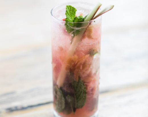 Rhubarb cocktail