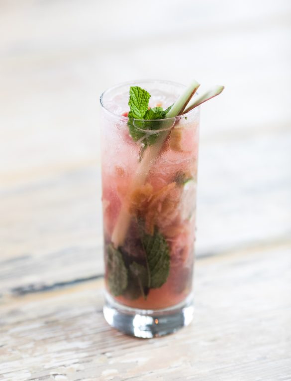 Rhubarb cocktail